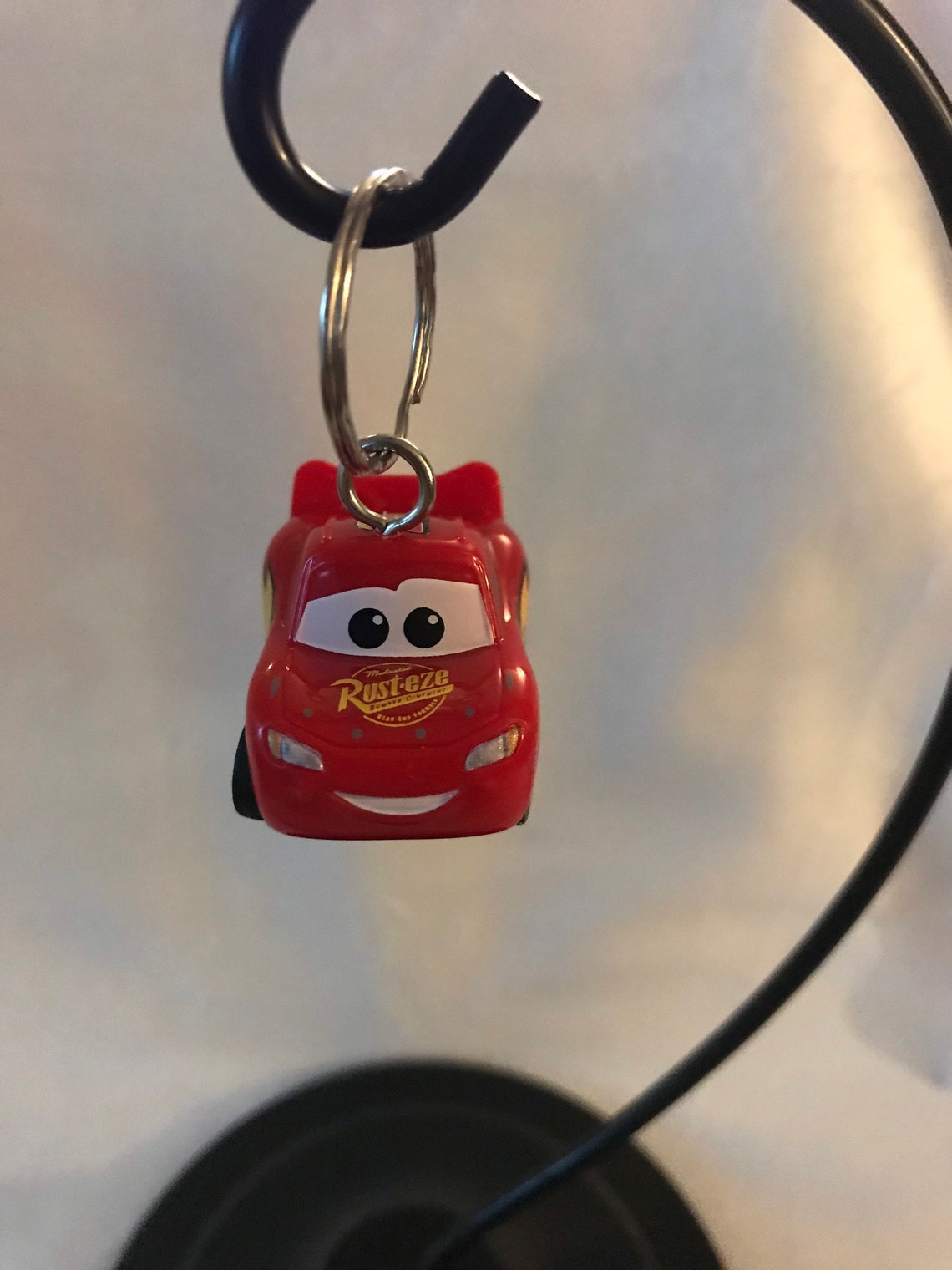 Disney / Pixar Cars Lightning McQueen Keychain Etsy