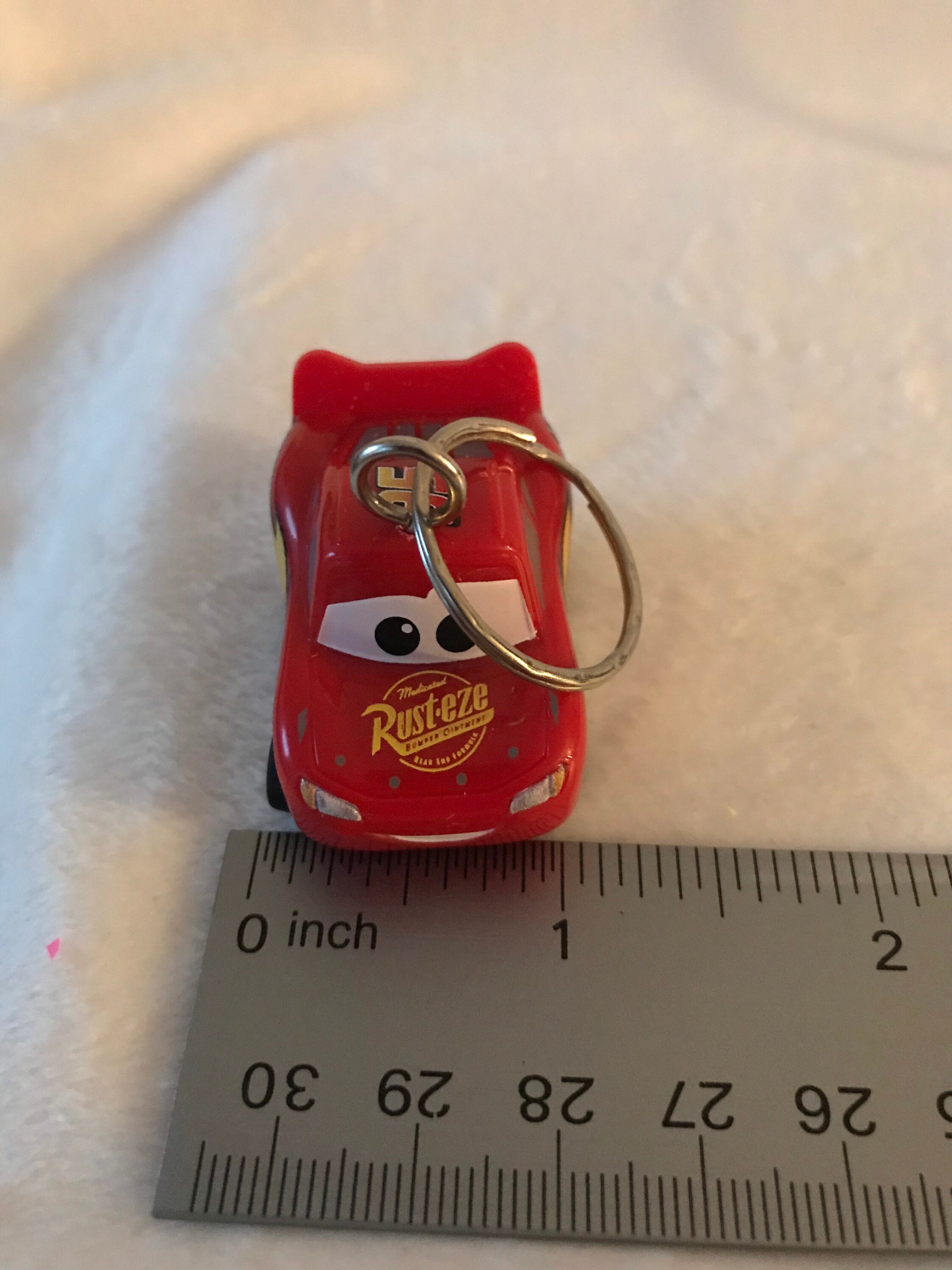 Disney / Pixar Cars Lightning McQueen Keychain Etsy