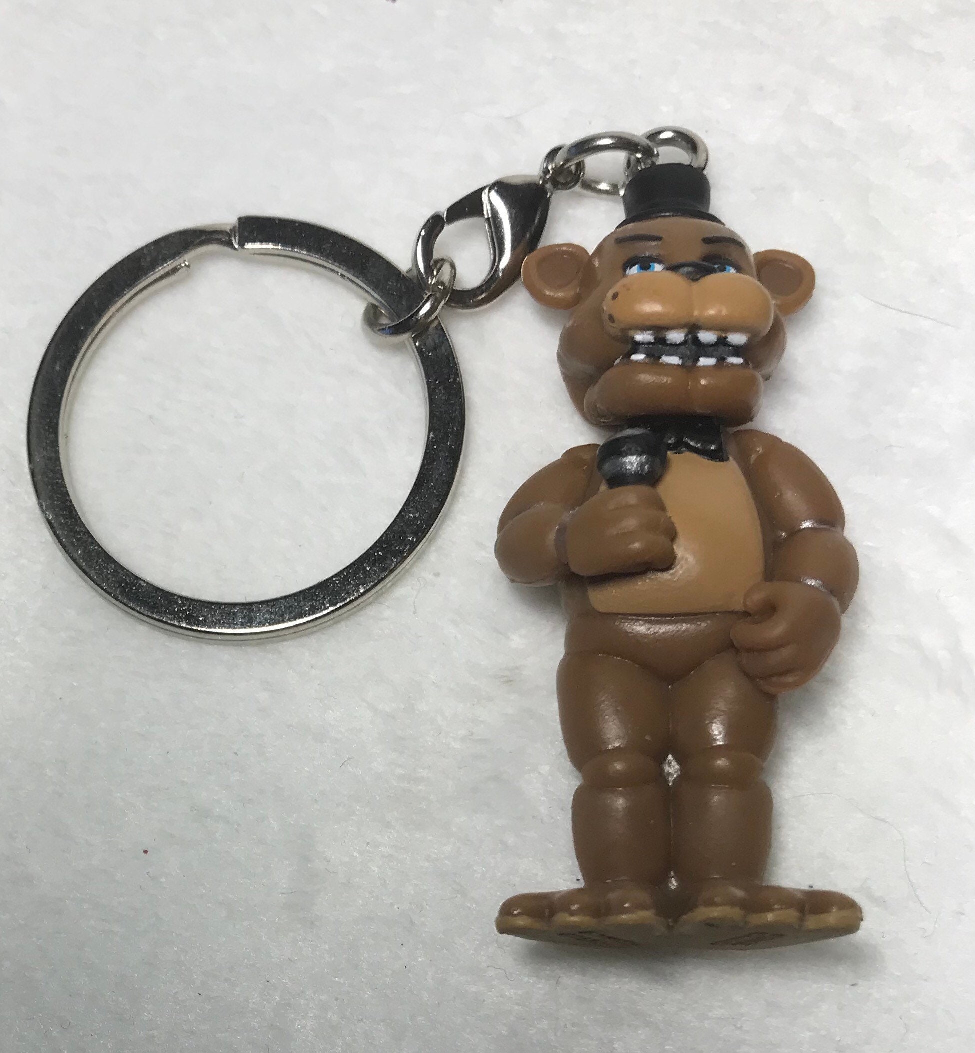 Five Nights at Freddys Rock Star Freddy Fazbear Keychain Etsy