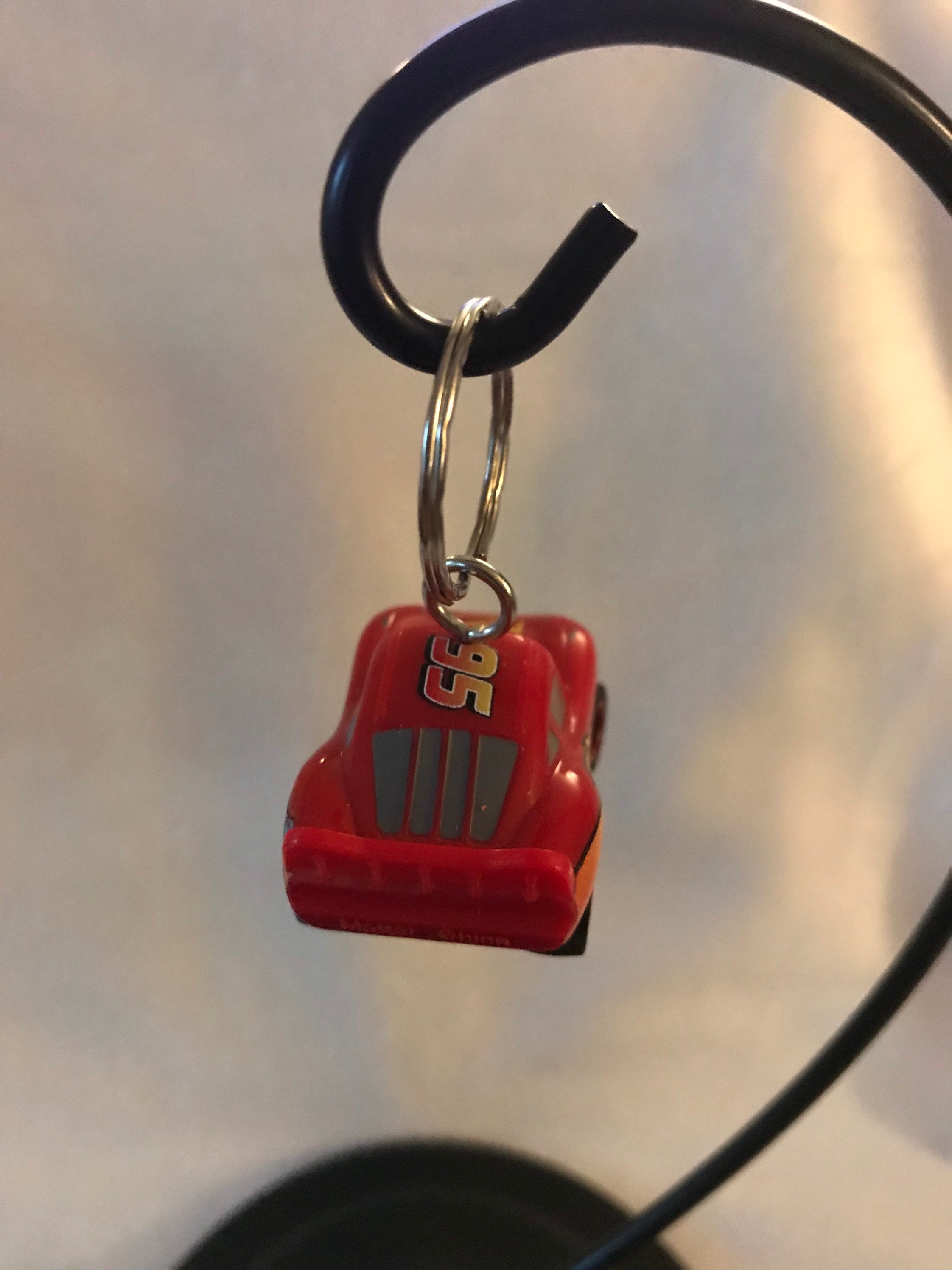Disney / Pixar Cars Lightning McQueen Keychain Etsy