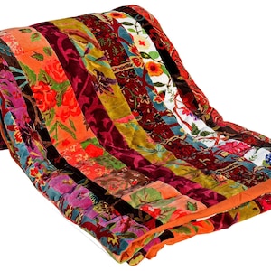 パッチワーク 250 GSM ベルベットキルト