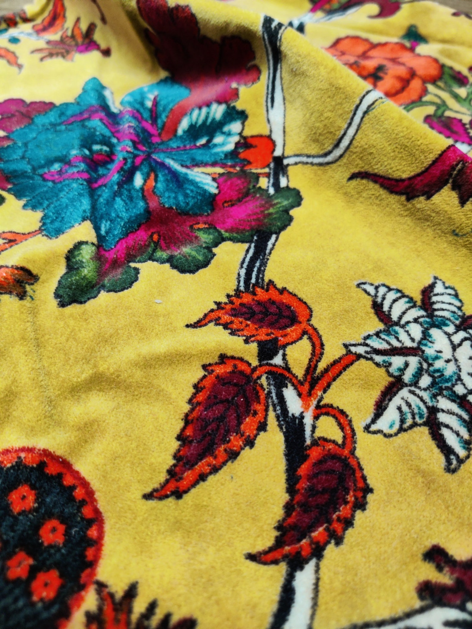 Cotton Velvet Fabric for Upholstery / DIY/ Dresses tree of Etsy