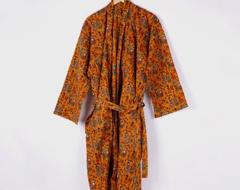 100% Cotton beautifully printed kimonos/ Robe/ Lounge Wear- DS5