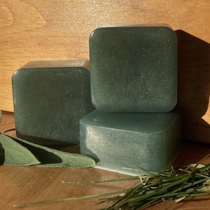 Sage and Vetiver Handmade Soap, Gift for Her, Hostess Gift, Bridesmade Favor, Mother&#39;s Day Gift, Retro Soap, Friendsgiving