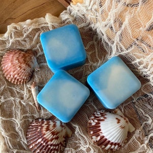 Handgemaakte Aqua Blue Spa-zeep: frisse geurige geur Keulen