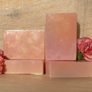 Plumeria Castile Handmade Soap: Tropical Frangipani Scent