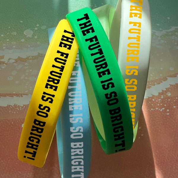 Personalized Silicone Bracelet Bulk School Opening Gifts Graduation Events Grad Gifts Boy Girl Scout Sport Spirits Custom Rubber Wristbands