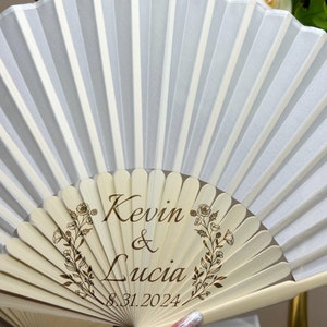 sage green hand fans Wedding Party Favors Gifts Guests for guests Personalized Custom Sage Green Fabric Fans Bulk Engraved White Cloth Fan Quinceanera Gifts Folding Hand Fans concert Music fans graduation gifts class of 2026 baby shower fans BIRTHDAY gifts Business Gifts LOGO company bar events promotion advertisement monogram wedding gifts summer events real estate gifts for guests fabric fans vintage dark green white decoration beach fans