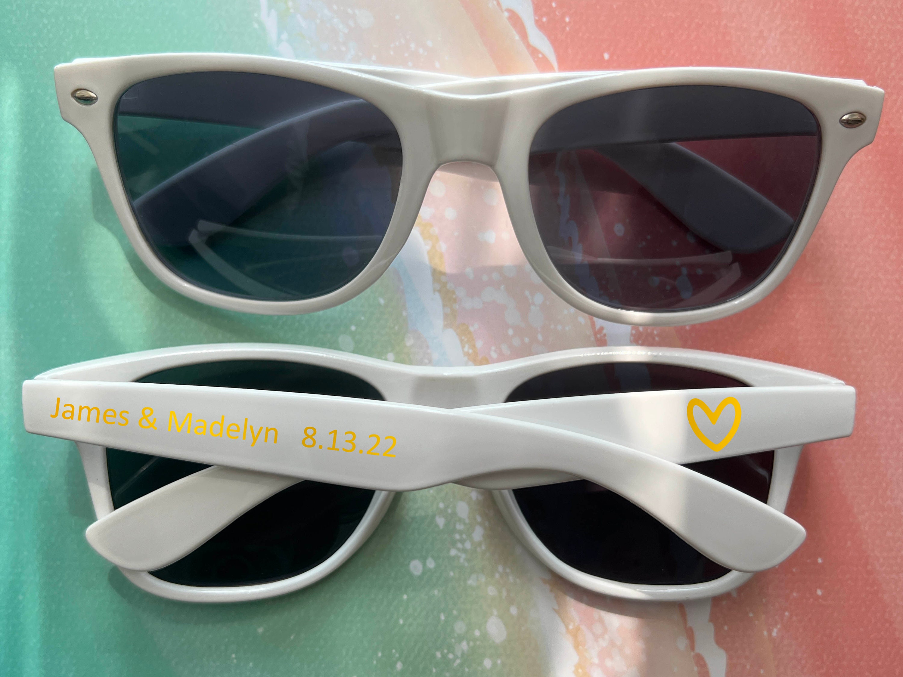 Gafas de sol personalizadas Favores de boda para invitados Regalo de  cumpleaños a granel Despedida de soltera Gafas de sol impresas  personalizadas Regalo de favor de despedida de soltera - Etsy México, image size:3000x2250