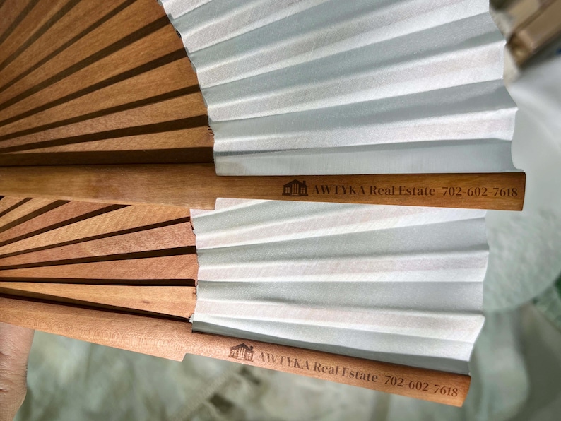 Personalized Custom Wedding Hand Fans Vintage Engraved Folding Fans ...