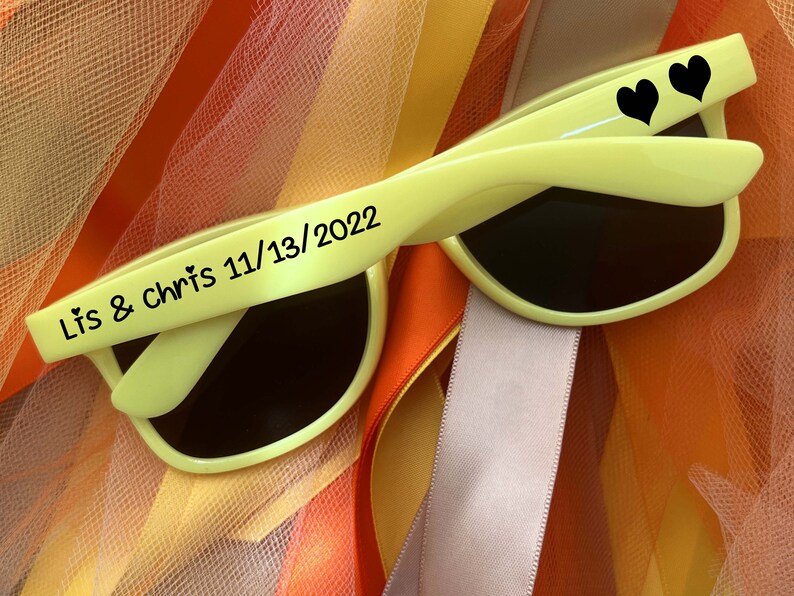 Personalized Sunglasses Wedding Favors Gifts for Guests Bulk Etsy