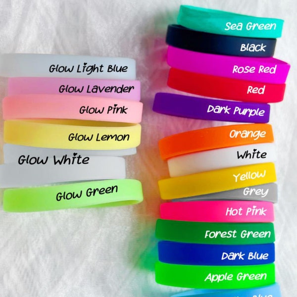 Rubber Bracelet Etsy