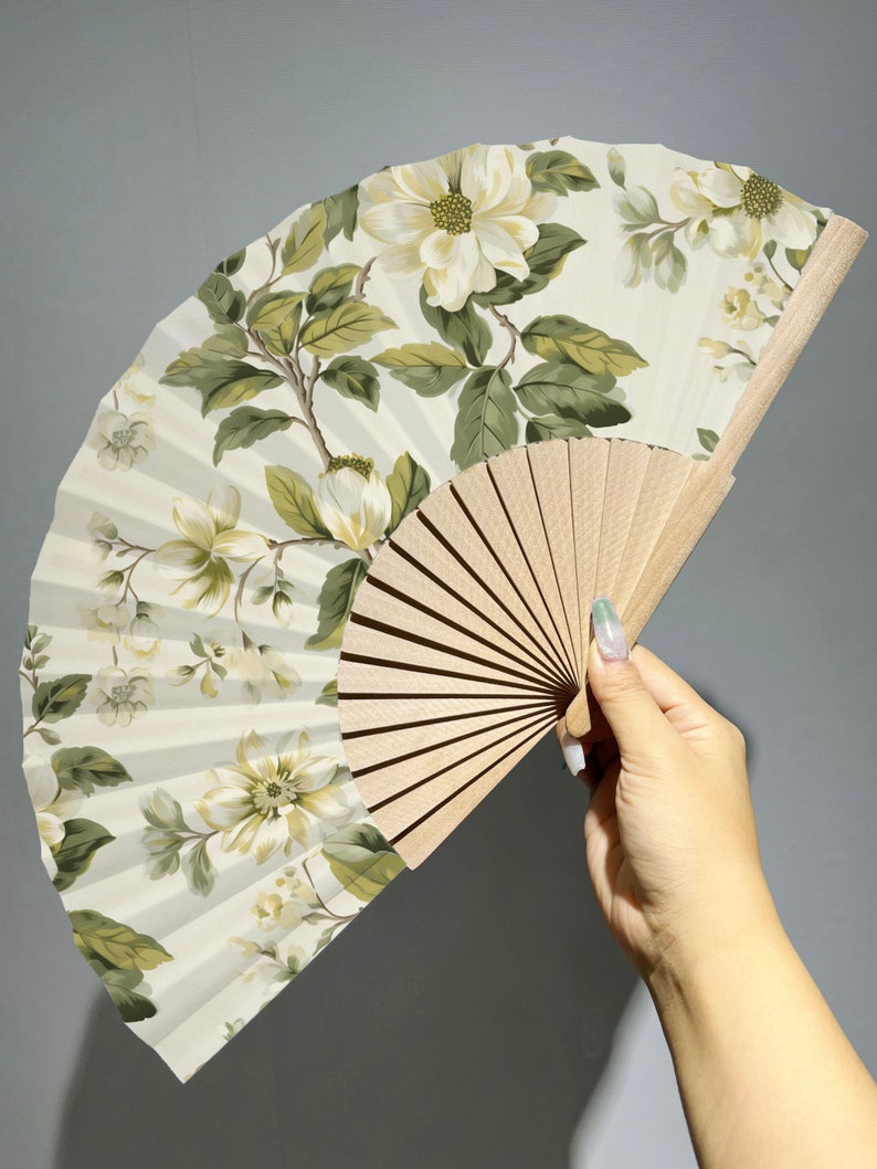 Personalized Wedding Hand Fans Custom Wooden Fabric Fans Party Favors ...