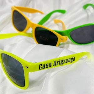 Occhiali da sole per bambini con nome personalizzati in massa Bomboniere per feste di compleanno Regali per gli ospiti Occhiali da sole per ragazzi e bambine Bomboniere per matrimonio personalizzate Sunnies