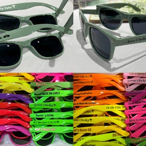 Blue sunglasses personalized sunglasses wedding gifts for guests bulk events sunnies destination wedding favors sage green customized shades baby shower gifts baby blue sky blue sunnies travel cruise cancun beach sunglasses dark blue sunglasses hotel giveaway gifts company running campaign golf soccer football sunglasses class of 2026 graduation gifts university school leavers grad gifts birthday gifts light teal shades aqua quinceanera sunglasses beige printed sunglasses sports summer gifts