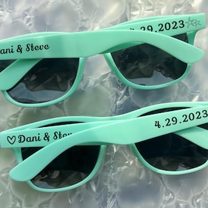 Personalized Wedding Sunglasses Bulk Custom Printed sunglasess Party Favors Gifts for Guests School Graduation Class of 2025 Company Logo Shades Gifts White black glasseses birthday gifts baby shower gifts for guests uv sunglasses Teal Blue sunglasses travel gifts cancun cruise gifts beach sunglasses ski shades Custom polarized sunglasses Personalized UV protection sunglasses Lunettes de soleil de mariage Personalisierte Sonnenbrillen Hochzeitssonnenbrille baseball hockey football sports gifts