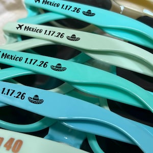 Blue sunglasses personalized sunglasses wedding gifts for guests bulk events sunnies destination wedding favors sage green customized shades baby shower gifts baby blue sky blue sunnies travel cruise cancun beach sunglasses dark blue sunglasses hotel giveaway gifts company running campaign golf soccer football sunglasses class of 2026 graduation gifts university school leavers grad gifts birthday gifts light teal shades aqua quinceanera sunglasses beige printed sunglasses sports summer gifts
