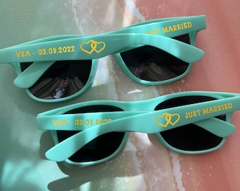 Gafas de sol personalizadas, obsequios de boda para invitados, regalo de cumpleaños al por mayor, despedida de soltera, gafas de sol impresas a medida, obsequio para despedida de soltera