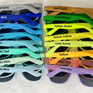 Personalized Sunglasses Wedding Favors Gifts for Guests Bulk Bachelorette Party Favors Bridesmaid Groomsmen Custom Sunglasses Birthday Gifts