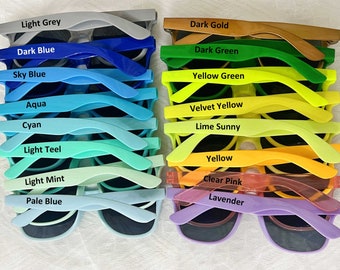 Gafas de sol personalizadas Favores de boda Regalos para invitados Despedida de soltera a granel Favores Dama de honor Padrinos de boda Gafas de sol personalizadas Regalos de cumpleaños