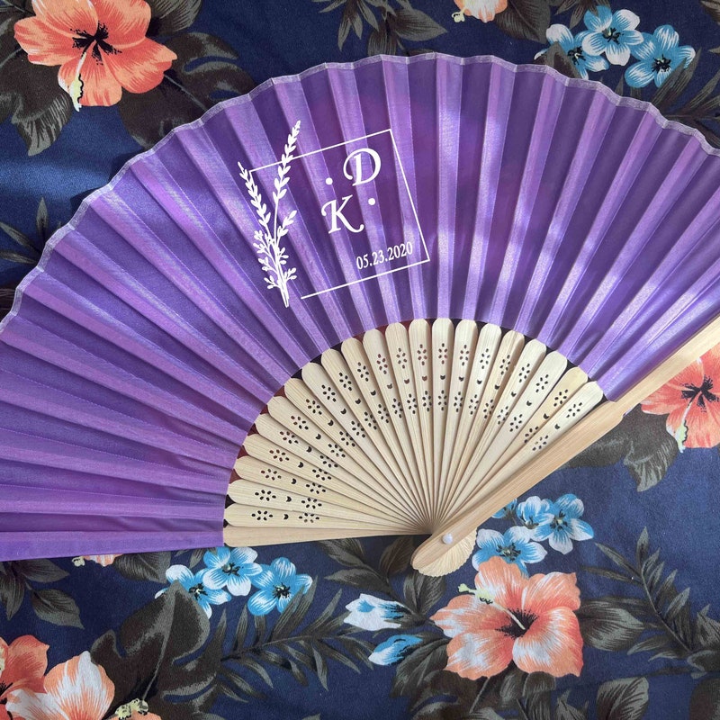Custom Logo Fans Pink - Etsy UK