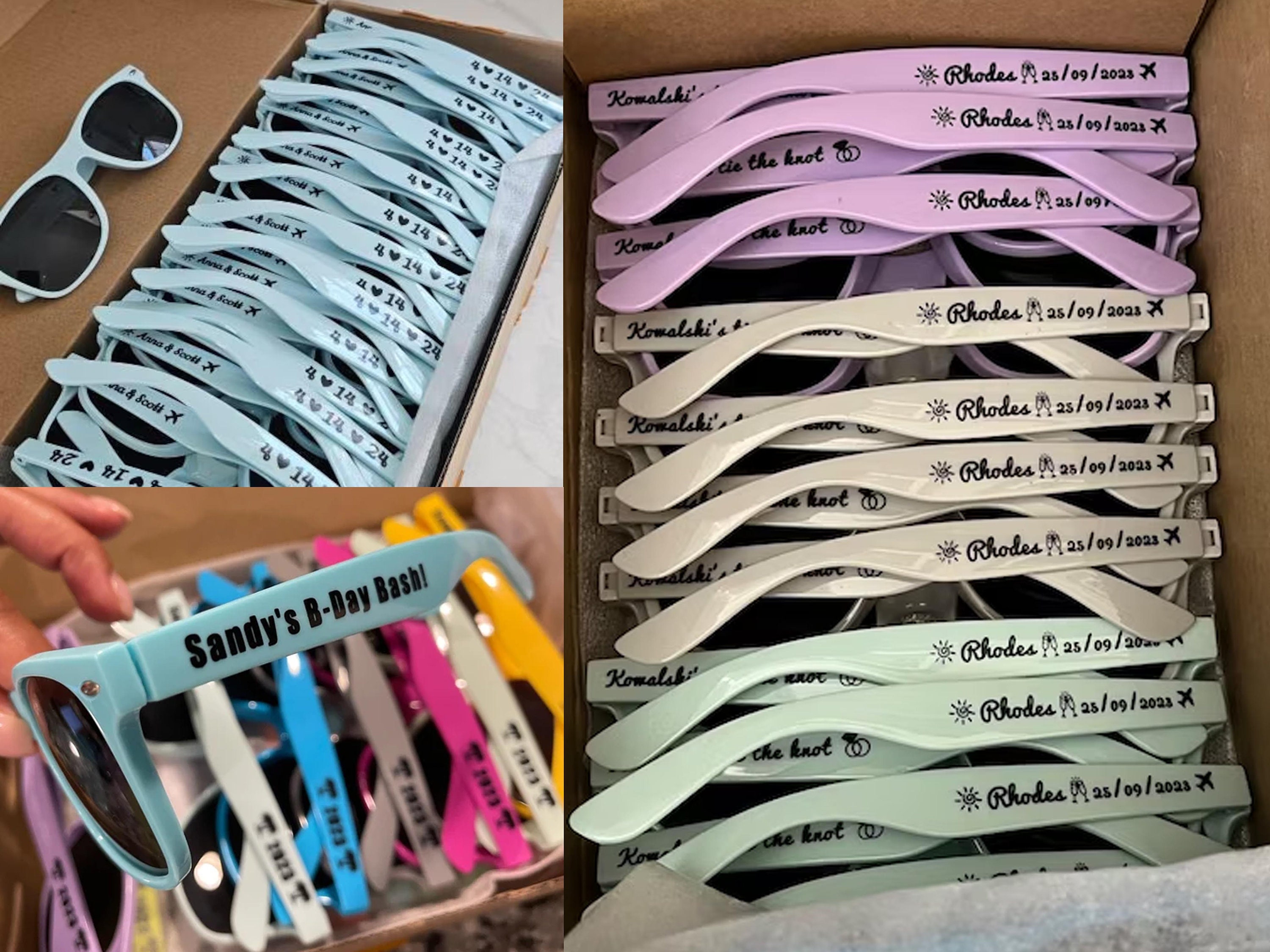 Sage Green Personalized Sunglasses Wedding Favors Gifts for Guests Bulk Sage Green Personalized Sunglasses Wedding Favors Gifts for Guests Bulk