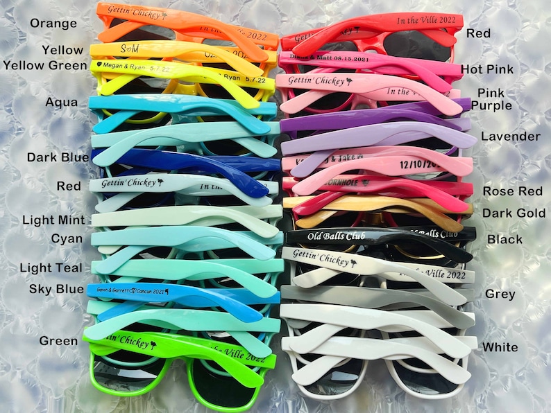Personalized Wedding Sunglasses Bulk Custom Printed sunglasess Party Favors Gifts for Guests School Graduation Class of 2025 Company Logo Shades Gifts White black glasseses birthday gifts baby shower gifts for guests uv sunglasses royal blue sunglasses travel gifts cancun cruise gifts beach sunglasses ski shades Custom polarized sunglasses Personalized UV protection sunglasses Lunettes de soleil de mariage Personalisierte Sonnenbrillen Hochzeitssonnenbrille baseball hockey football sports gifts
