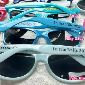 Wedding Favors for Guests in Bulk Wedding Sunglasses Personalized Gift for Guest Bachelorette Party Sunglasses for Bride Bridesmaid Groom custom sunglasses printed sunglasses bridal shower birthday gifts