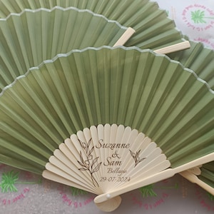 sage green hand fans Wedding Party Favors Gifts Guests for guests Personalized Custom Sage Green Fabric Fans Bulk Engraved White Cloth Fan Quinceanera Gifts Folding Hand Fans concert Music fans graduation gifts class of 2026 baby shower fans BIRTHDAY gifts Business Gifts LOGO company bar events promotion advertisement monogram wedding gifts summer events real estate gifts for guests fabric fans vintage dark green white decoration beach fans