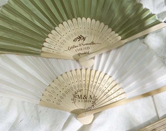 Gepersonaliseerde handwaaiers Aangepaste doekwaaiers Bulk huwelijksfeest gunsten Geschenken Gasten Babyshower Afstudeercadeaus Quinceanera frabic Silk Fans