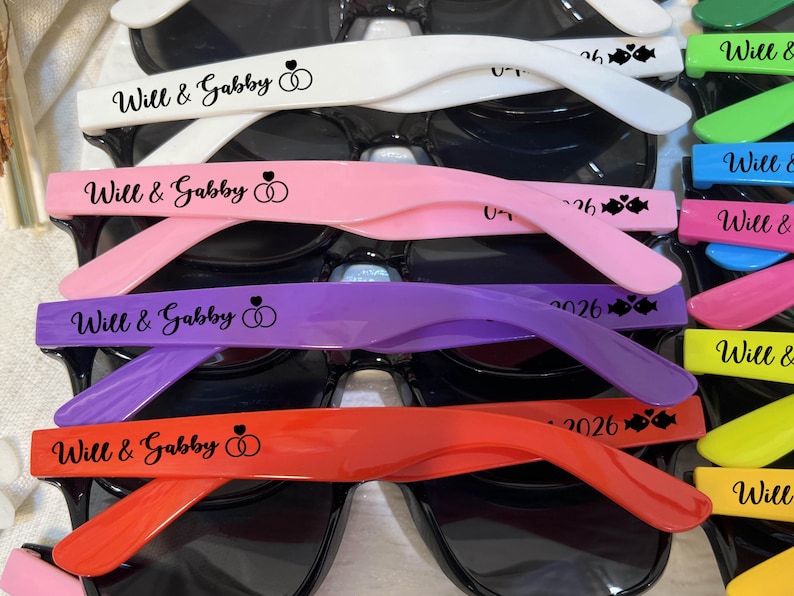 Red sunglasses personalized sunglasses wedding gifts for guests bulk events sunnies destination wedding favors sage green customized shades baby shower gifts baby blue sky blue sunnies travel cruise cancun beach sunglasses dark blue sunglasses hotel giveaway gifts company running campaign golf soccer football sunglasses class of 2026 graduation gifts university school leavers grad gifts birthday gifts light teal shades aqua quinceanera sunglasses beige printed sunglasses sports summer gifts