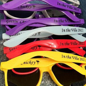 Wedding Favors for Guests in Bulk Wedding Sunglasses Personalized Gift for Guest Bachelorette Party Sunglasses for Bride Bridesmaid Groom custom sunglasses printed sunglasses bridal shower birthday gifts