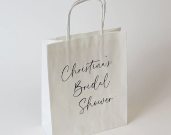 Personalised Wedding and Baby Shower Gift Bags - Birthday/ Hen & Stag Do/ Wedding/ Bridal Shower/ Bridesmaids/ Ushers/ Baby Shower