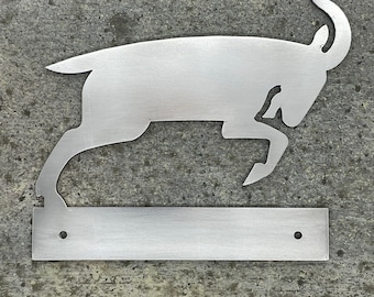 Cardiff Canton Goat Replica Plaque, British Rail Depot Sign