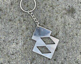 British Rail Speedlink Keyring: Polished Aluminum Railwayana Gift