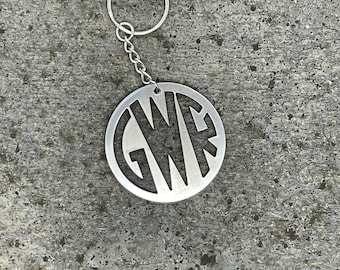 GWR Great Western Railway Keyring - Polished Aluminum Replica