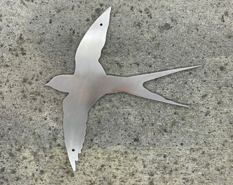 BR Intercity Swallow Steel Wall Sign, Railwayana Replica