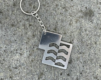 British Rail Railfreight Petroleum Sector Aluminum Keyring