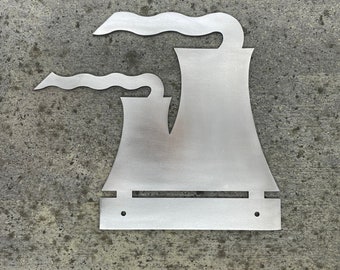 Toton Cooling Towers Replica Wall Sign, BR Depot Plaque