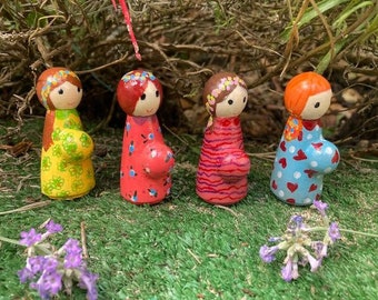 pregnant peg doll