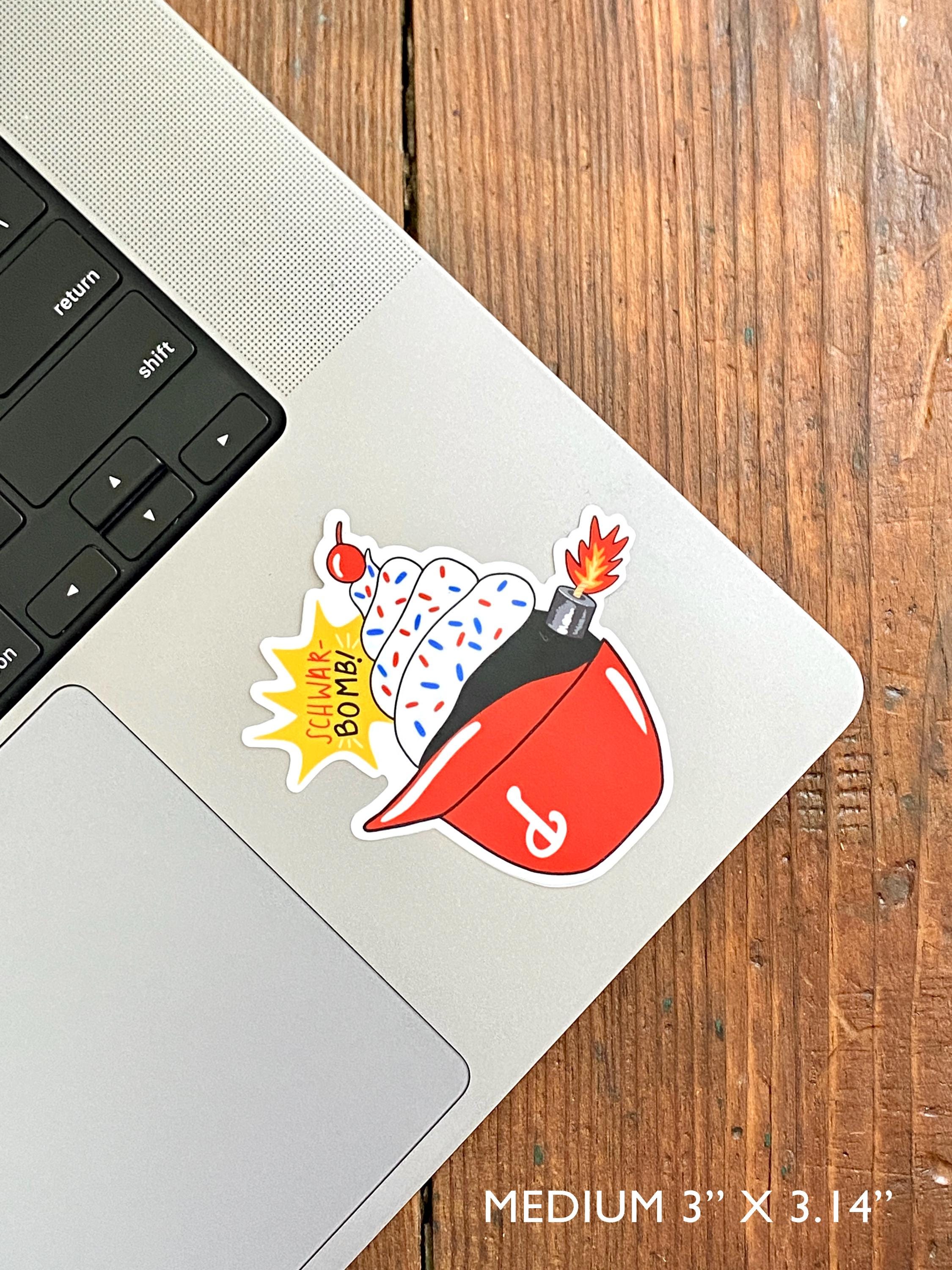 Exploding Schwarbomb Phillies Sticker | Phillies Ice Cream, Ice Cream ...