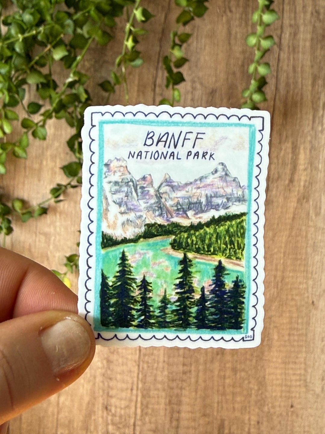 Banff National Park Sticker: Banff, Luggage Stickers, Outdoorsy Gifts ...