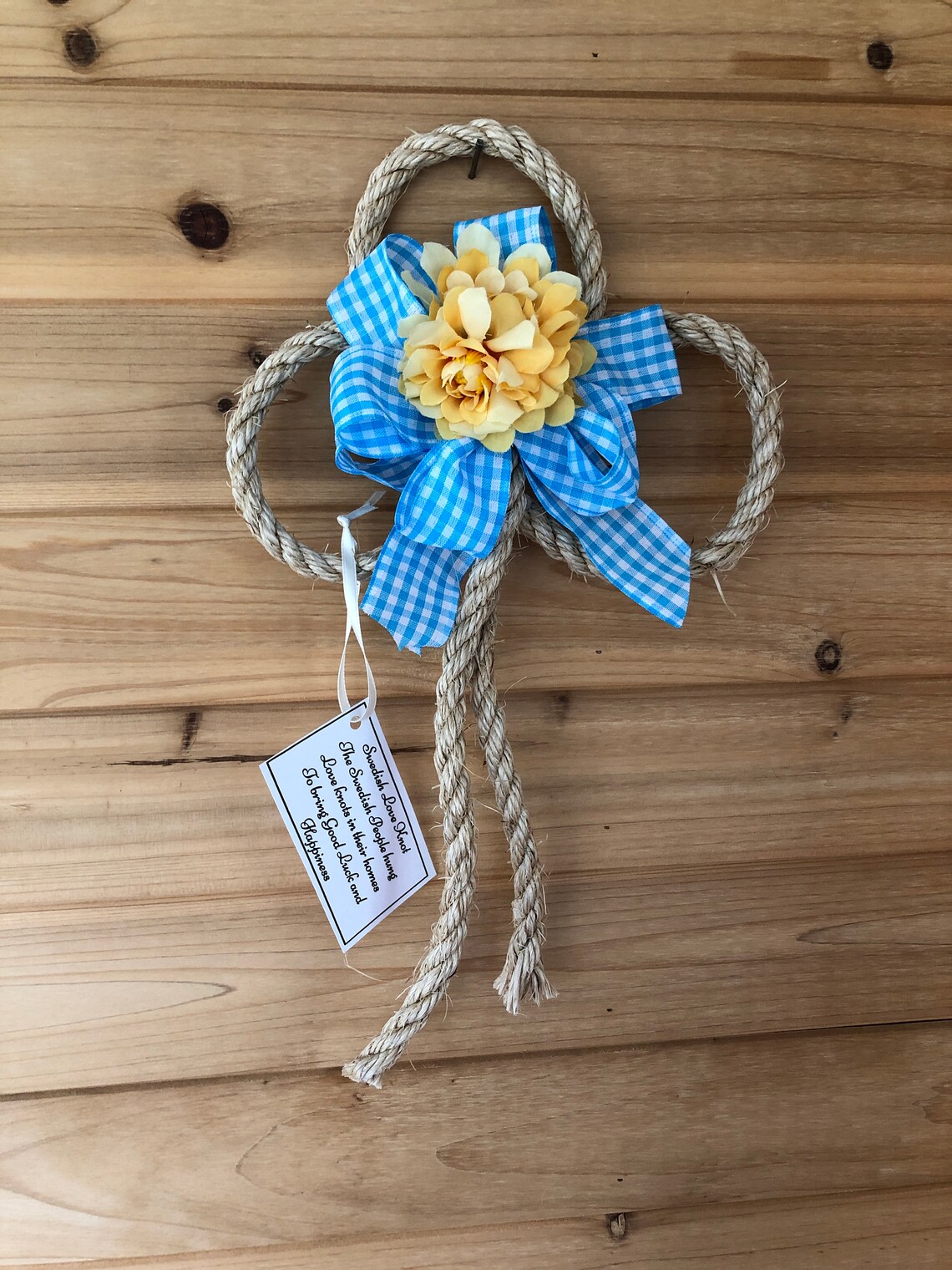 Swedish Love Knot Door or Wall Decoration Etsy