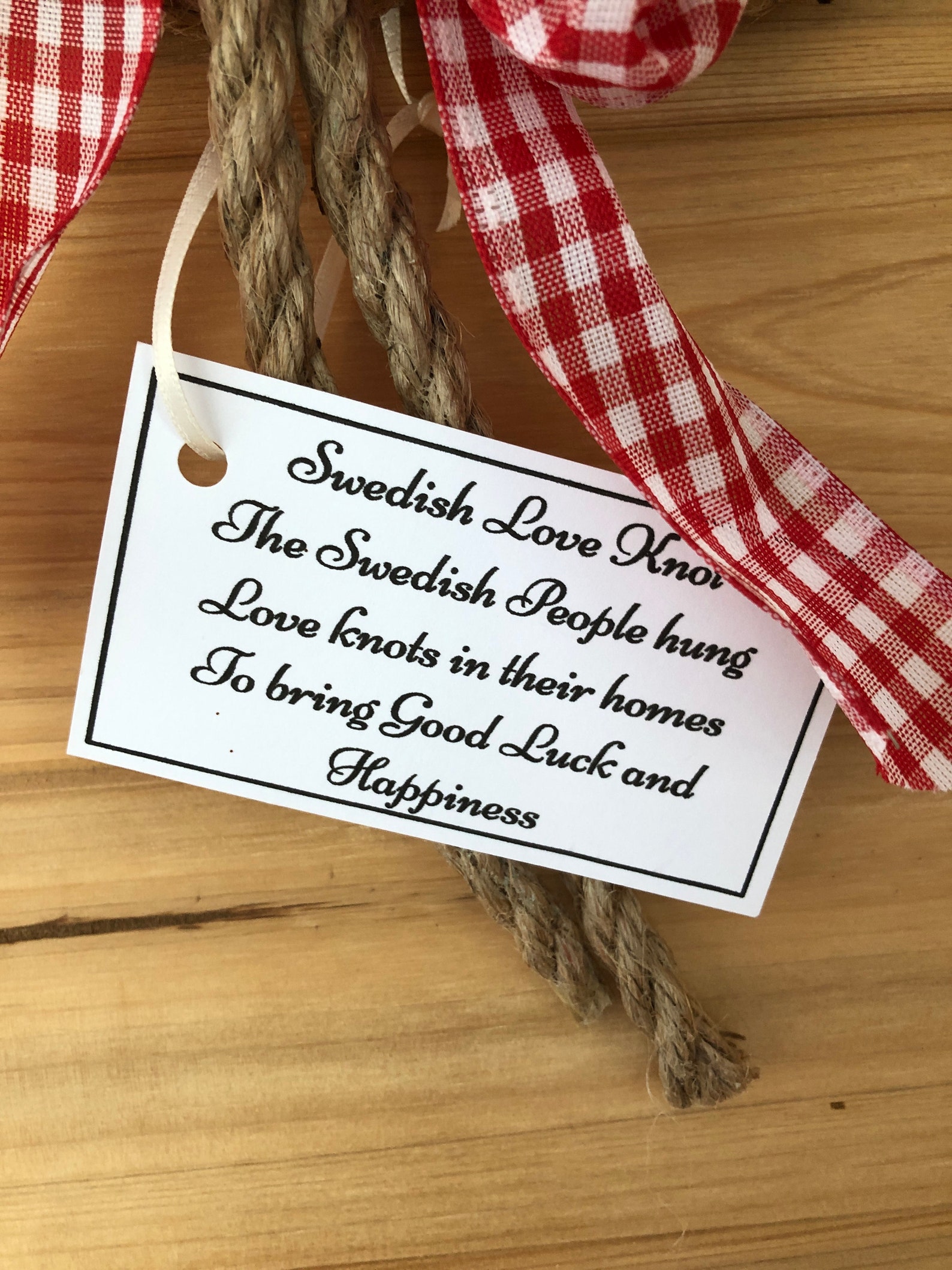 Swedish Love Knot Door or Wall Decoration Etsy