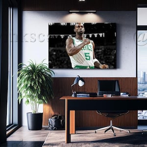 Poster Ou Toile Kevin Garnett - Basketball NBA, Décoration Sport, Prêt à Accrocher
