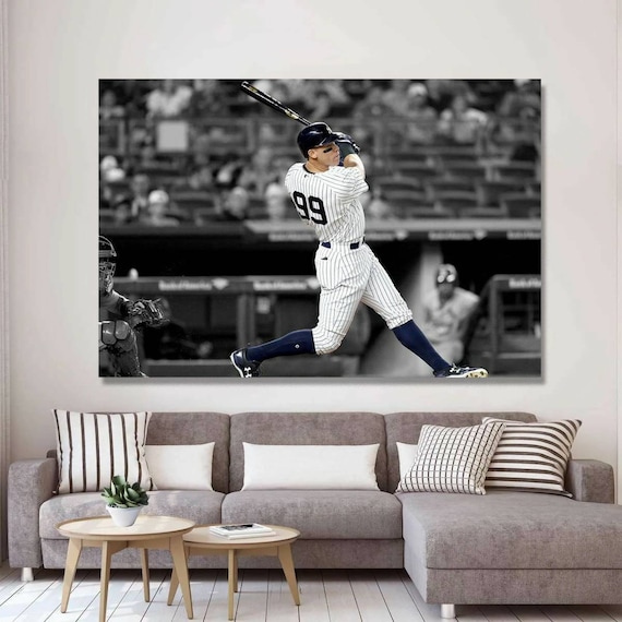 Aaron Judge Poster New York Yankees Baseball Canvas Sports 