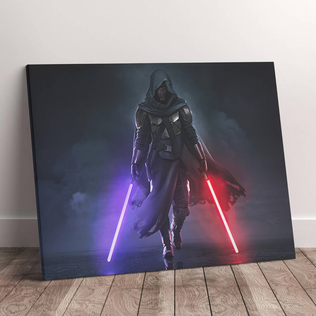Star Wars Dark force sith lightsaber Art Poster Grand format