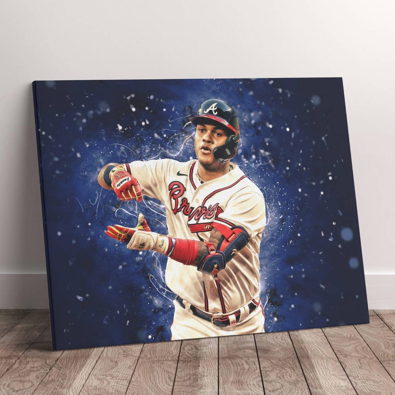 Cristian Pache Poster, Baseball canvas, Sports canvas, Man Cave Art, Home  decor, baseball gift, gift for him