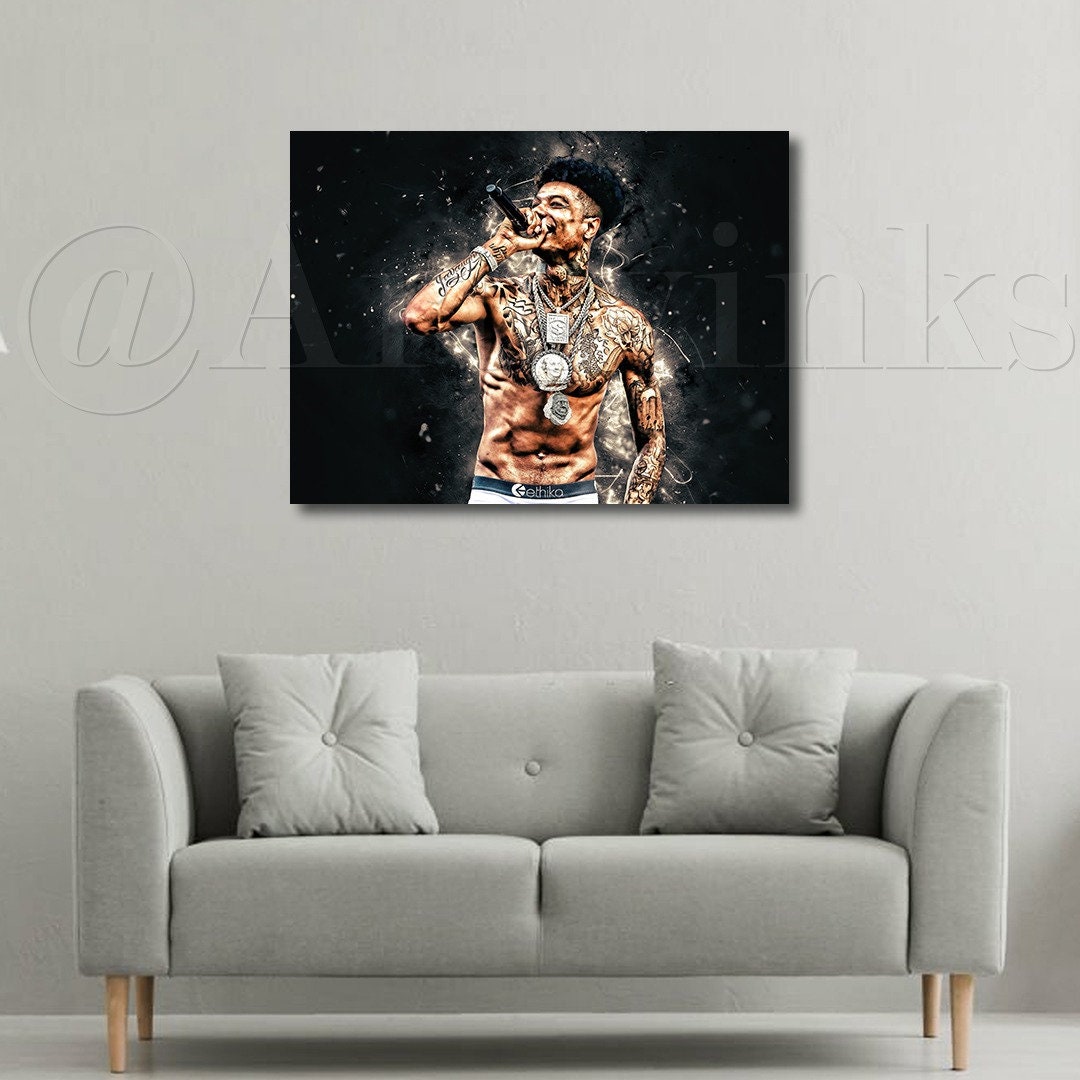 Blueface,rapper Wall Art,rapper Canvas,rapper Prints,rapper Poster ...