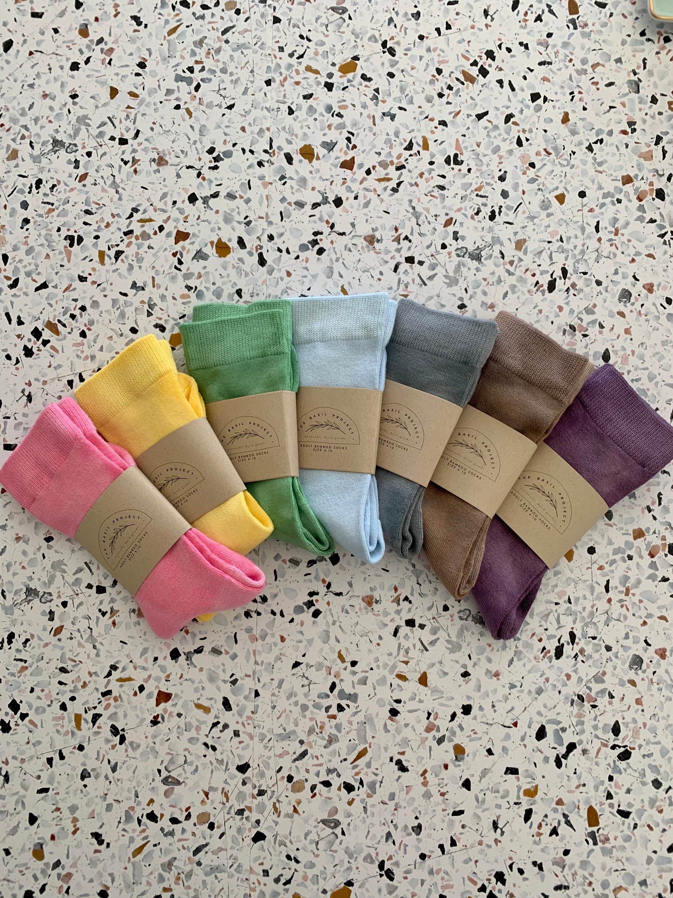 Naturally Dyed Bamboo Socks | Etsy